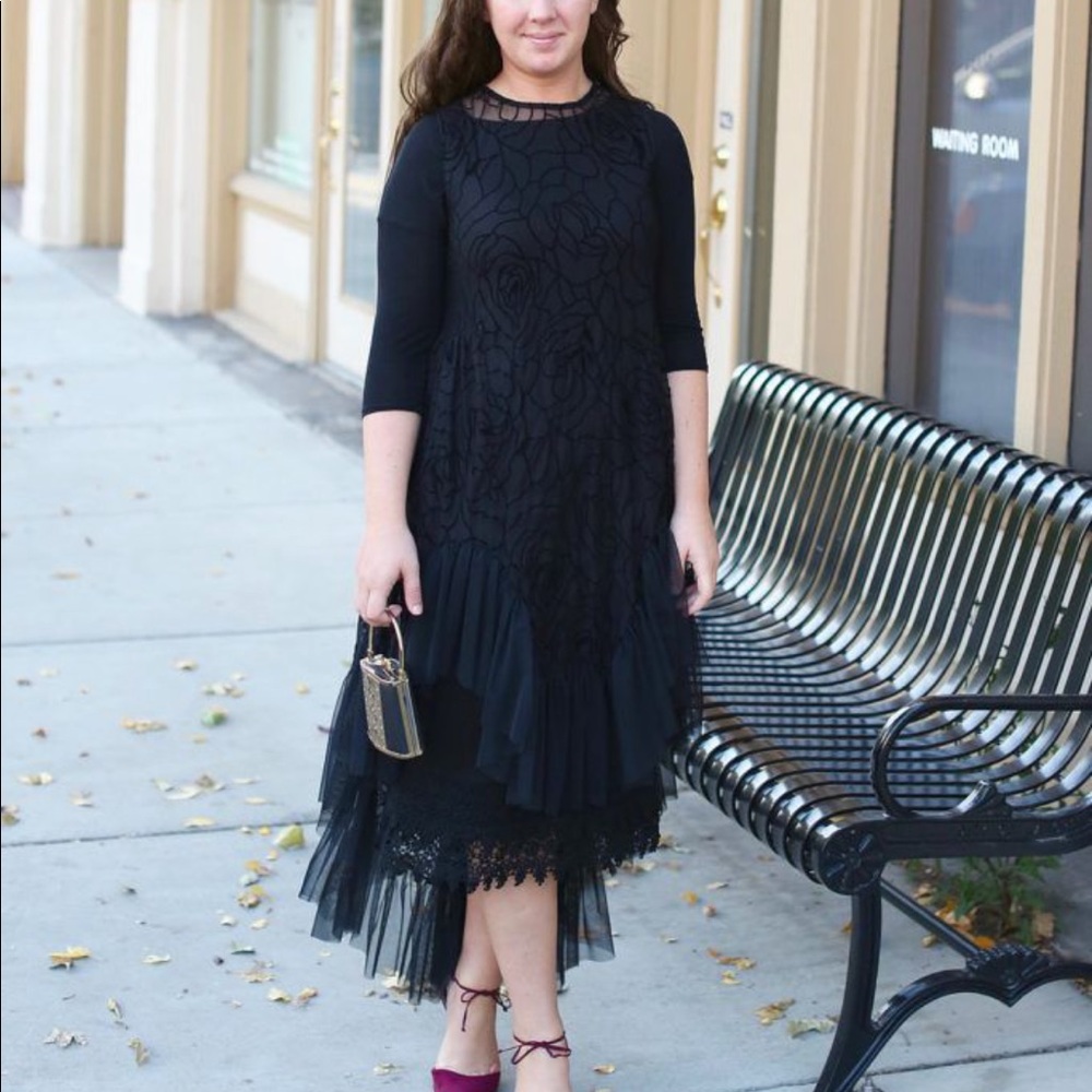 *Not for Sale* Like New!! Floral Hi-Lo Tulle Dress (Peony Street Adele)